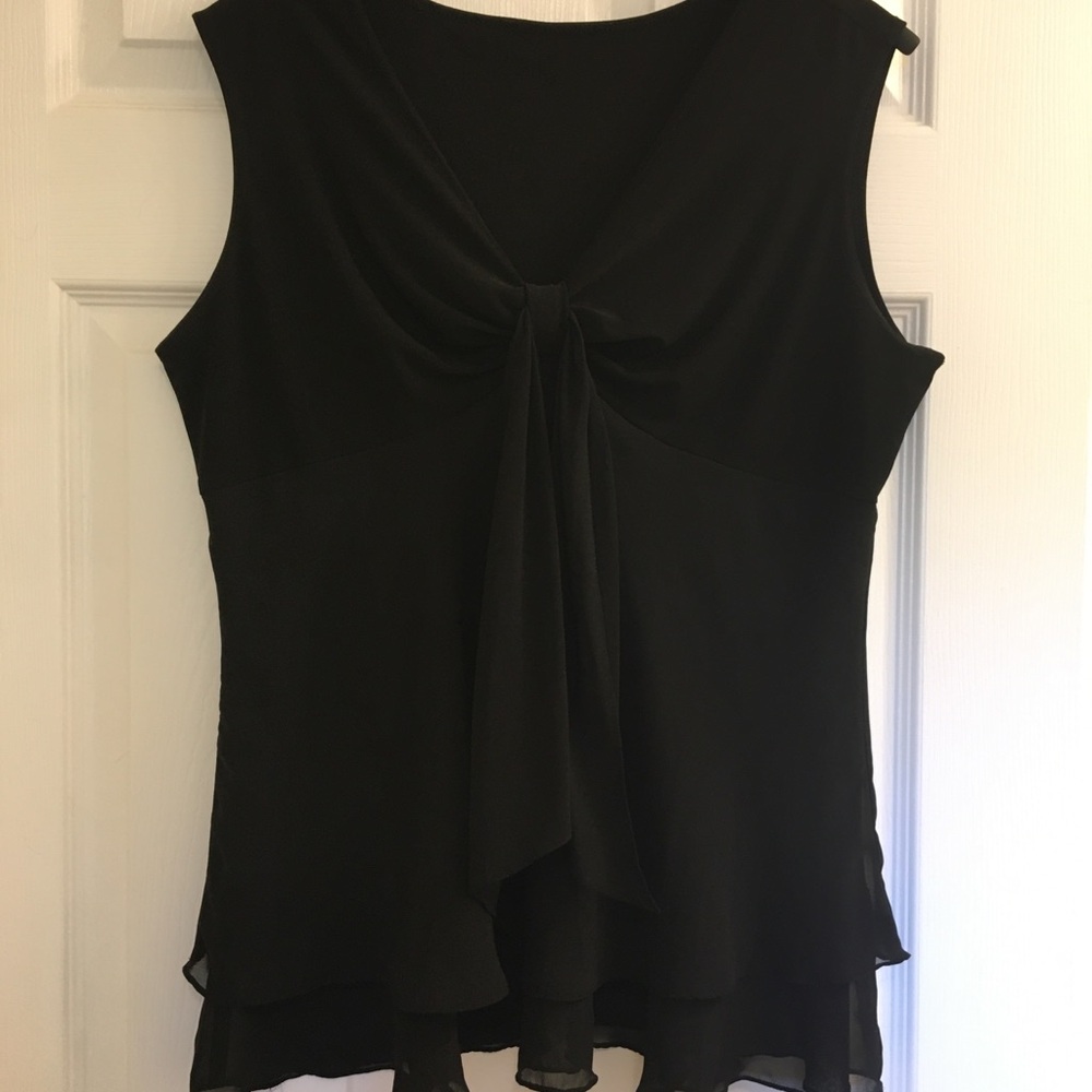 Elegant Black Sleeveless Top